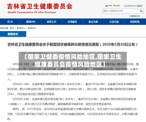 【国家卫健委疫情风险地区,国家卫生健康委员会疫情风险地区】