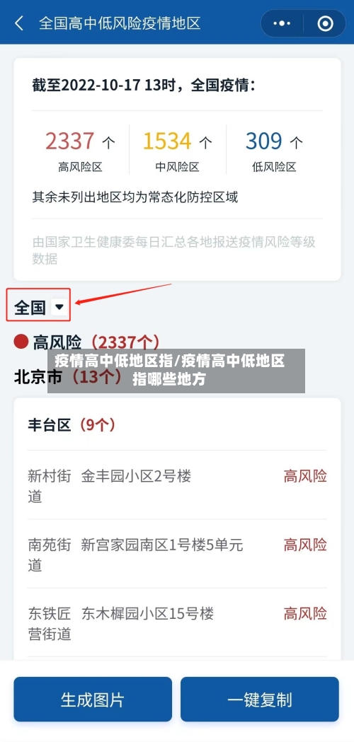 疫情高中低地区指/疫情高中低地区指哪些地方-第2张图片