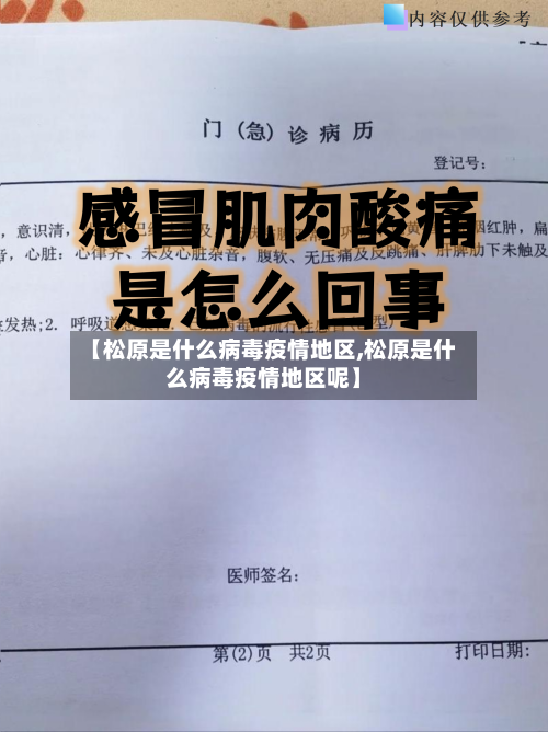 【松原是什么病毒疫情地区,松原是什么病毒疫情地区呢】-第1张图片