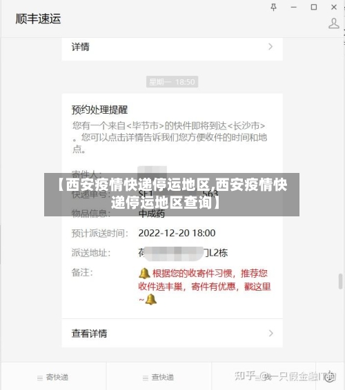 【西安疫情快递停运地区,西安疫情快递停运地区查询】-第2张图片